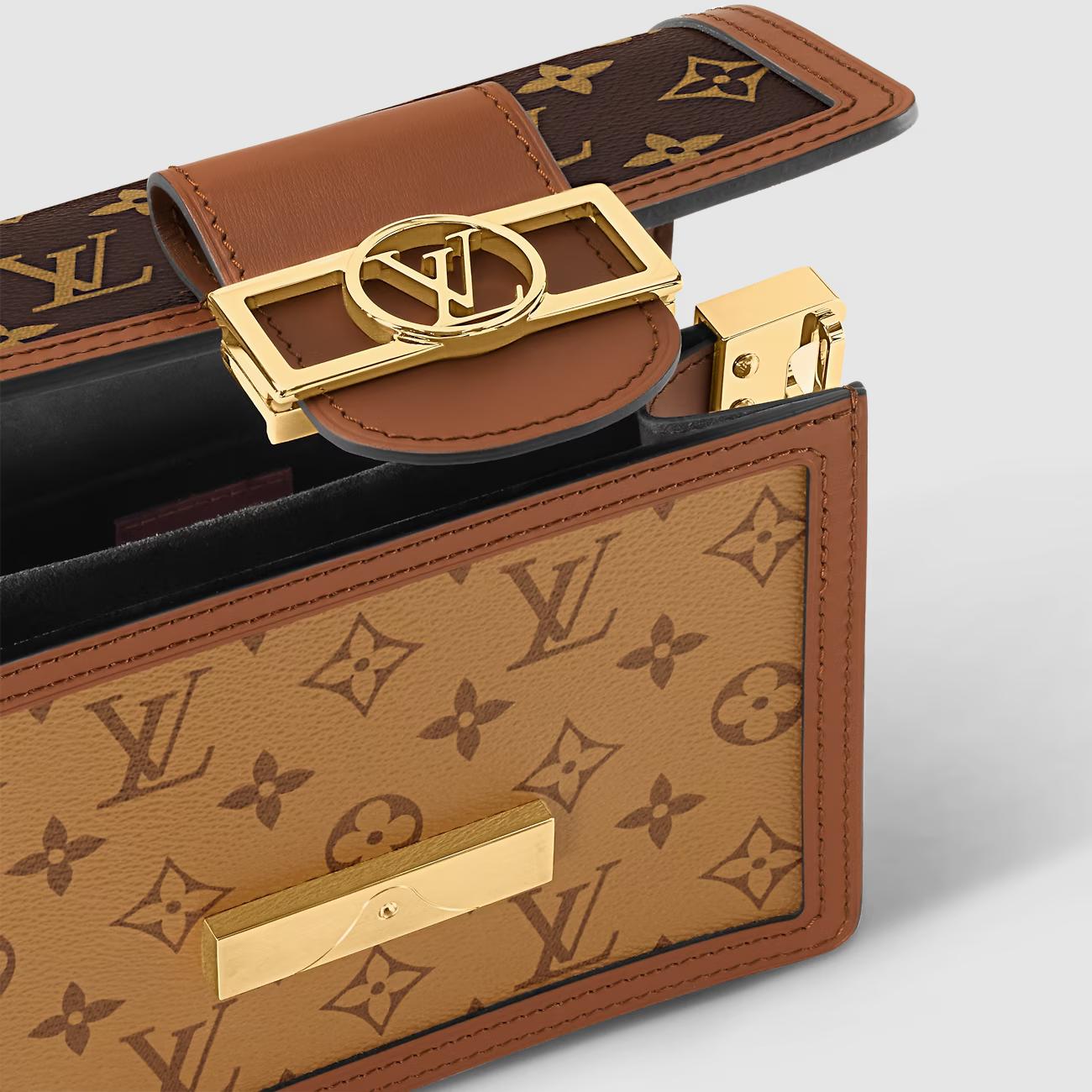 Túi Louis Vuitton Mini Dauphine Nữ Nâu